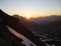 Furkapass - průsmyk ve švýcarských Alpách.