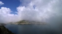 Estany de Mar v mracích.