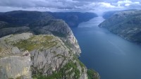 úchvatný Lisefjorden.