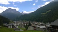 Saas Grund - městečko ve Walliských Alpách.