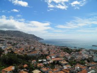pohled na Funchal z pevnosti.