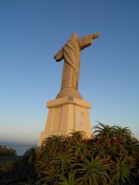 Socha Krista  na Madeiře.