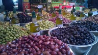 olivy na trhu Carmel.