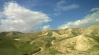 hory v Palestině.