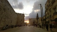 Jaffská brána v Jeruzalémě.
