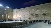 Western Wall / Zeď nářků/ v Jeruzalémě.