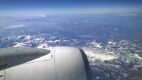 hezké pohledy z letadla při letu do Čech.