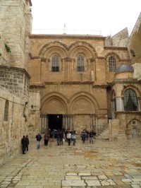 Křížová cesta v Jeruzalémě.