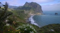 Trek po útesech Madeiry z Porto da Cruz do Machica.
