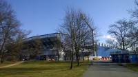 Štruncovy sady a fotbalový stadion Viktorie.