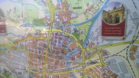 mapa centra Plzně.