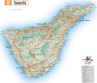 Mapa Tenerife.