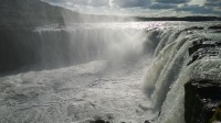 Krásný vodopád Selfoss.