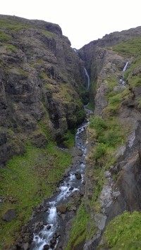 Glymur - nejvyšší vodopád Islandu.