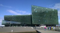 Harpa v Reykjavíku.