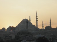 Podvečerní Istanbul.