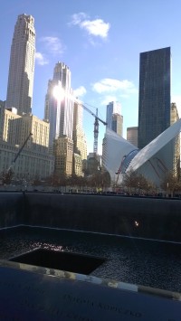 Památník obětí na Ground Zero.