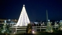 Vánoční strom před Bílým domem.