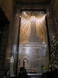 Vstupní vestibul  Empire State Building.