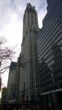 Woolworth Building - nejstarší mrakodrap na Manhattanu.