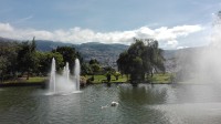 Vodotrysky v parku Santa Catarina.