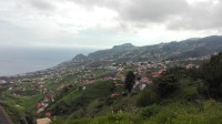 Scházíme z hor do Funchalu.