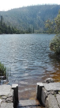 Plešné jezero.