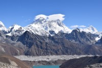Jezero Gokyo a Everest.