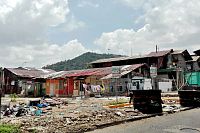 Slum na předměstí Panamy.