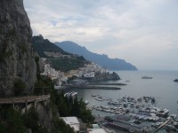 Amalfi - krásné pobřeží.