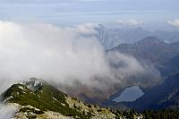 Vorderer Langbathsee z Brunnkogelu.