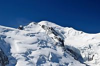 Mont Blanc z Aiguille du Midi.