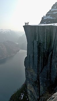 Preikestolen máme jen pro sebe.....