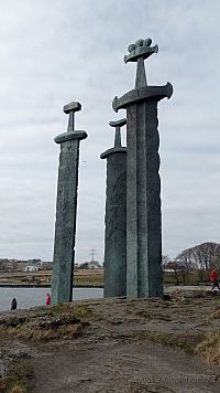 Sverd i fjell - meče ve skále, Stavanger.