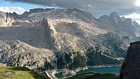 Marmolada a Lago Fedaia.