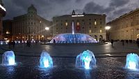 Piazza De Ferrari v Janově.