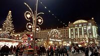 Vánoční trhy v Dráždanech.