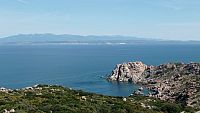 Pohled  na francouzskou Korsiku.