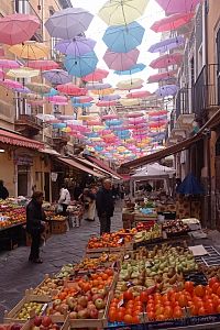 Trh v Catanii.