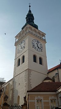 Vyhlídková věž kostela sv. Václava.