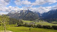 Dolomity - vodopády na Rio di Fanes.