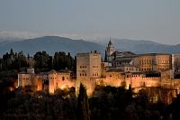 Alhambra v Granadě.
