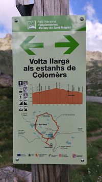 Mapa části treku.
