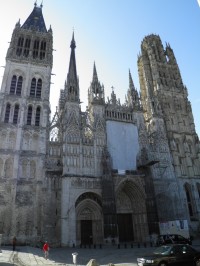 Rouen, historické město v Normandii