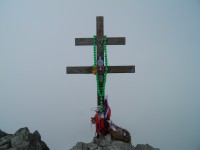 kříž na vrcholu Kriváně.