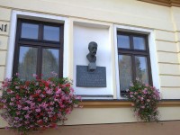 Pamětní deska T.G.Masaryka na radnici v Mutěnicích.