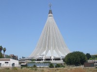 Kostel Santuario della Madonna delle Lacrime v Syrakusách.