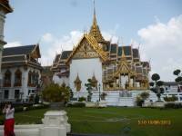 Chrám Wat Pho v  Bangkoku.