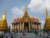 Wat Phra Kaeo - chrám smaragdového Buddhy, nejvýznamější chrám v Thajsku