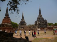 Bývalé thajské královské město Ayutthaya.